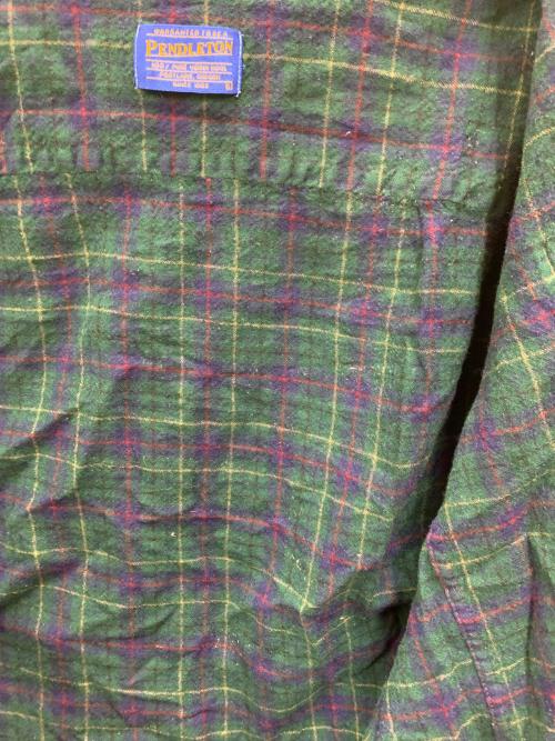 PENDLETON（ペンドルトン）PENDLETON (ペンドルトン) チェックシャツ グリーン サイズ:Lの古着・服飾アイテム