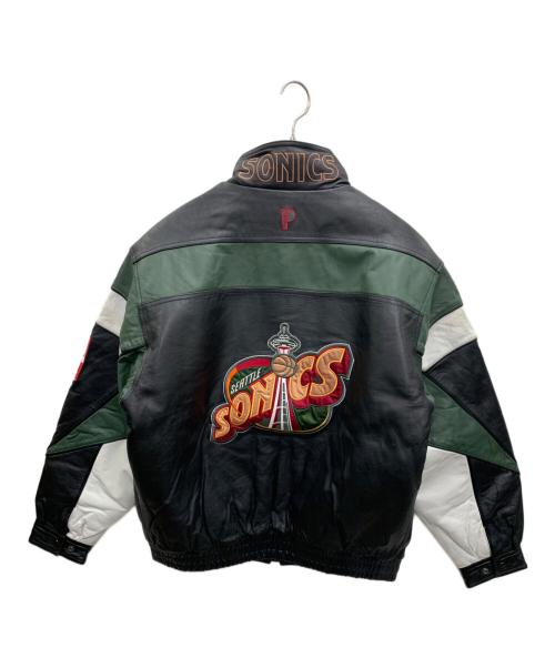 wilsons leather（ウィルソンズレザー）wilsons leather (ウィルソンズレザー) レザージャケット ブラック サイズ:Lの古着・服飾アイテム