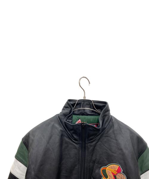 wilsons leather（ウィルソンズレザー）wilsons leather (ウィルソンズレザー) レザージャケット ブラック サイズ:Lの古着・服飾アイテム