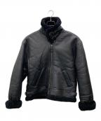 SANWA IRYOサンワイリョウ）の古着「ムートンジャケット」｜ブラック