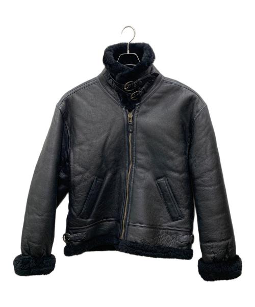 SANWA IRYO（サンワイリョウ）SANWA IRYO (サンワイリョウ) ムートンジャケット ブラック サイズ:Lの古着・服飾アイテム