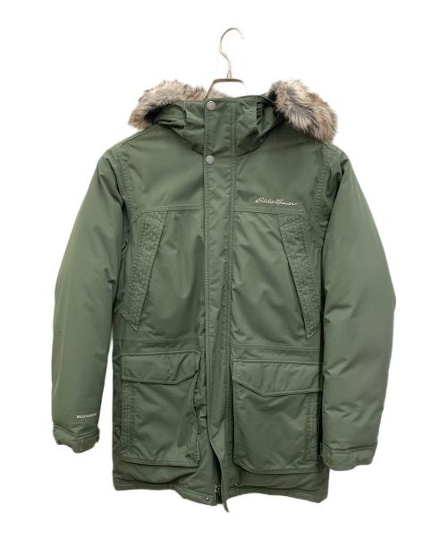 Eddie Bauer（エディーバウアー）Eddie Bauer (エディーバウアー) ダウンジャケット オリーブ サイズ:Sの古着・服飾アイテム