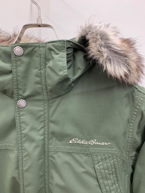 Eddie Bauer（エディーバウアー）Eddie Bauer (エディーバウアー) ダウンジャケット オリーブ サイズ:Sの古着・服飾アイテム