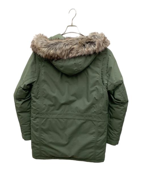 Eddie Bauer（エディーバウアー）Eddie Bauer (エディーバウアー) ダウンジャケット オリーブ サイズ:Sの古着・服飾アイテム