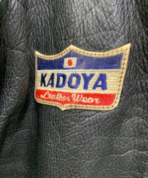KADOYA（カドヤ）KADOYA (カドヤ) レザージャケット ブラック サイズ:不明の古着・服飾アイテム