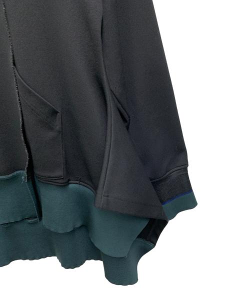 GROUND Y（グラウンドワイ）Ground Y (グラウンドワイ) FRED PERRY (フレッドペリー) フレアトラックジャケット ブラック サイズ:Mの古着・服飾アイテム