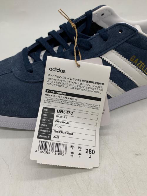 adidas（アディダス）adidas (アディダス) スニーカー ネイビー×ホワイト サイズ:28 未使用品の古着・服飾アイテム