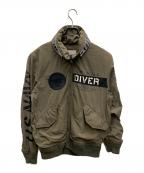 AVIREXアヴィレックス）の古着「TYPE CWU JACKET FROGMAN」｜オリーブ