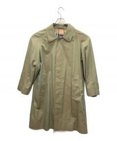 極美品 BURBERRYS バーバリー アーカイブロゴ ステンカラーコート 中古・古着通販】Burberry's (バーバリーズ) ステンカラーコート 玉虫
