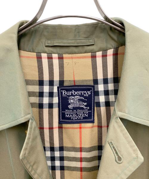 Burberry's（バーバリー）Burberry's (バーバリーズ) ステンカラーコート グリーン サイズ:不明の古着・服飾アイテム