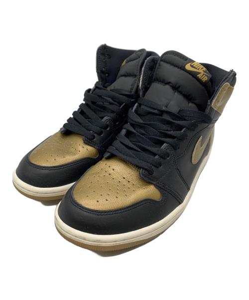 NIKE（ナイキ）NIKE (ナイキ) Air Jordan 1 Retro High OG ゴールド×ブラック サイズ:26.5の古着・服飾アイテム