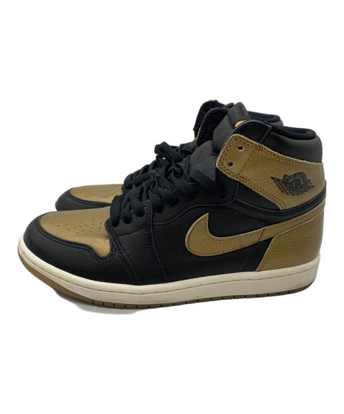 NIKE（ナイキ）NIKE (ナイキ) Air Jordan 1 Retro High OG ゴールド×ブラック サイズ:26.5の古着・服飾アイテム