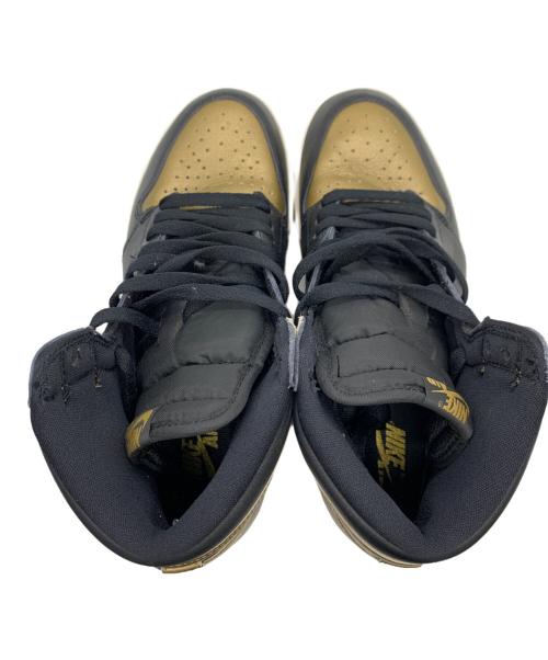 NIKE（ナイキ）NIKE (ナイキ) Air Jordan 1 Retro High OG ゴールド×ブラック サイズ:26.5の古着・服飾アイテム