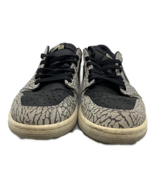 NIKE（ナイキ）NIKE (ナイキ) Air Jordan 1 Retro Low OG ブラック×グレー サイズ:26.5の古着・服飾アイテム