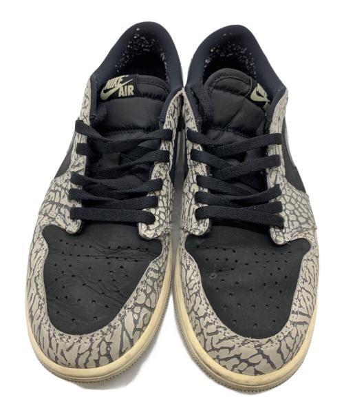 NIKE（ナイキ）NIKE (ナイキ) Air Jordan 1 Retro Low OG ブラック×グレー サイズ:26.5の古着・服飾アイテム