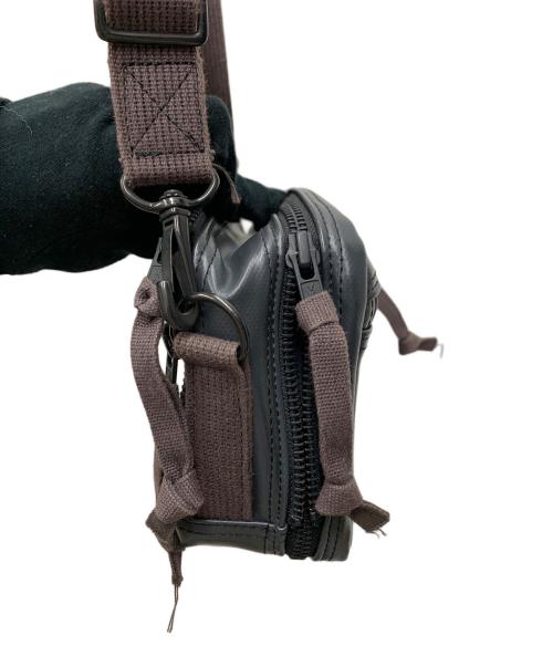 LUGGAGE LABEL（ラゲッジ レーベル）LUGGAGE LABEL (ラゲッジ レーベル) ミニショルダーバッグ ブラックの古着・服飾アイテム