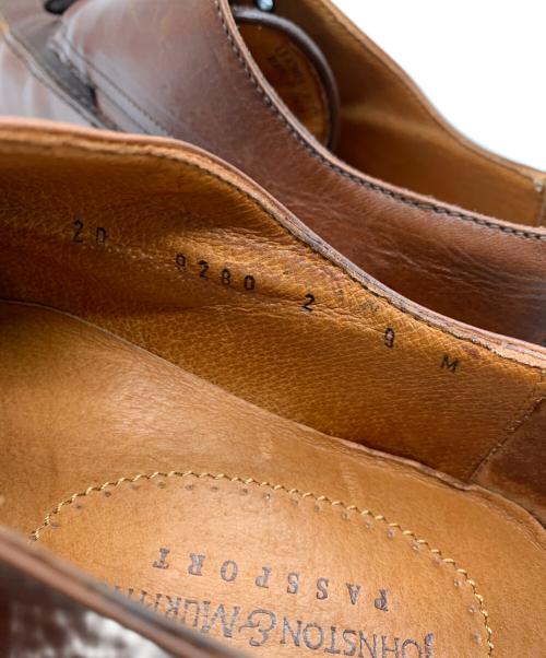 JOHNSTON&MURPHY（ジョンストン＆マーフィー）JOHNSTON&MURPHY (ジョンストン＆マーフィー) レザーシューズ　 ブラウン サイズ:9の古着・服飾アイテム