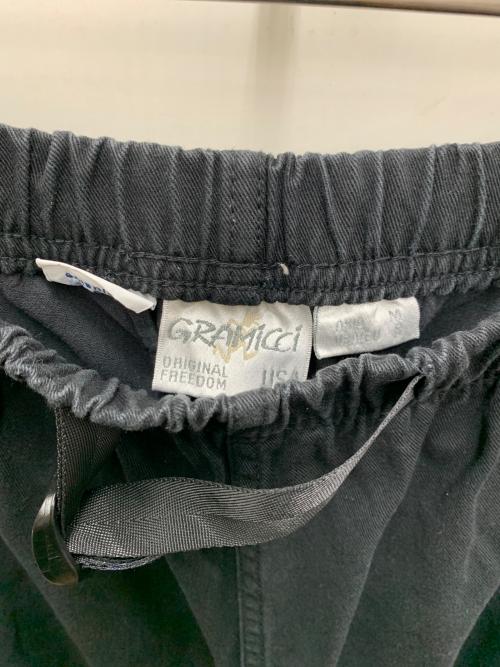 GRAMICCI（グラミチ）GRAMICCI (グラミチ) ツイルスーパーワイドパンツ ブラック サイズ:Mの古着・服飾アイテム