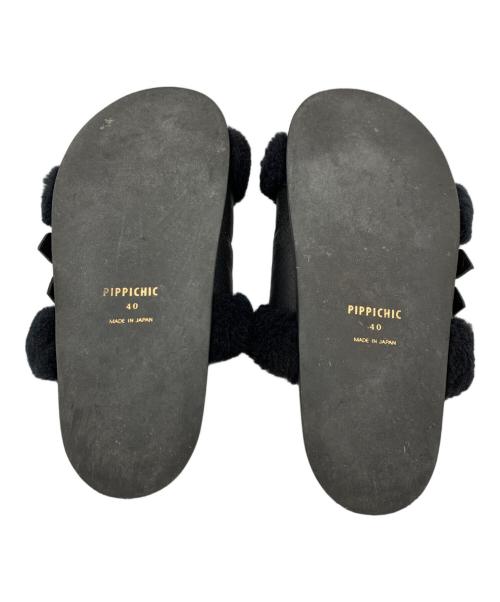Pippichic（ピッピシック）Pippichic (ピッピシック) ボアサンダル ブラック サイズ:40の古着・服飾アイテム