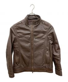 FREEDOM（フリーダム）の古着「レザージャケット」｜ブラウン