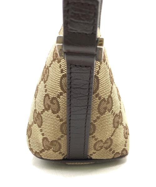 GUCCI（グッチ）GUCCI (グッチ) ハンドバッグ　GGシェリーライン ベージュの古着・服飾アイテム