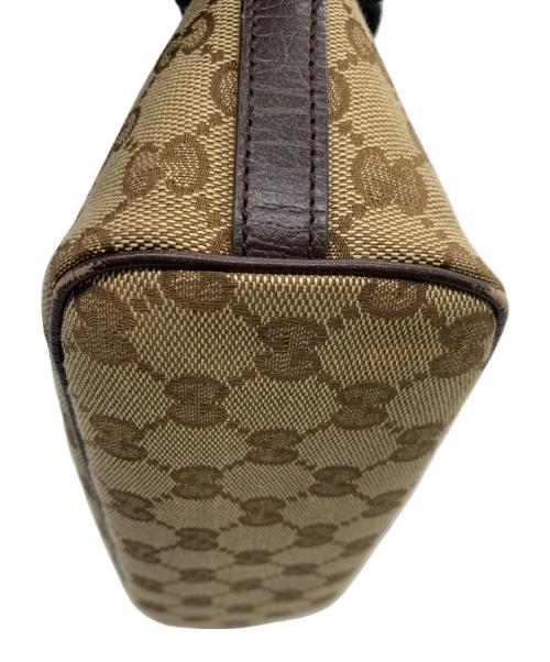 GUCCI（グッチ）GUCCI (グッチ) ハンドバッグ　GGシェリーライン ベージュの古着・服飾アイテム