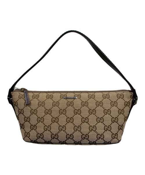 GUCCI（グッチ）GUCCI (グッチ) ハンドバッグ　GGシェリーライン ベージュの古着・服飾アイテム