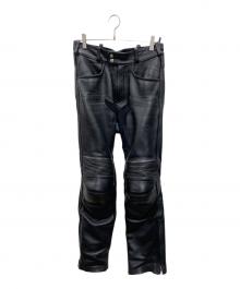 KADOYA（カドヤ）の古着「バイカーパンツ」｜ブラック