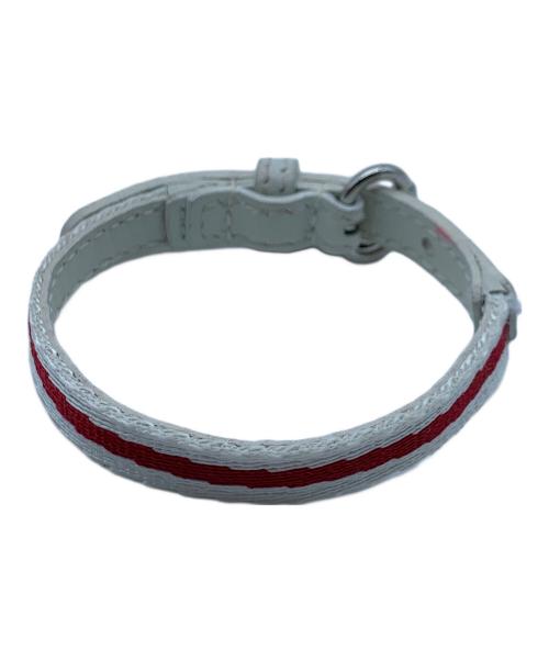 GUCCI（グッチ）GUCCI (グッチ) ブレスレット ホワイト×レッドの古着・服飾アイテム