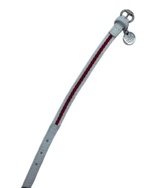 GUCCI（グッチ）GUCCI (グッチ) ブレスレット ホワイト×レッドの古着・服飾アイテム