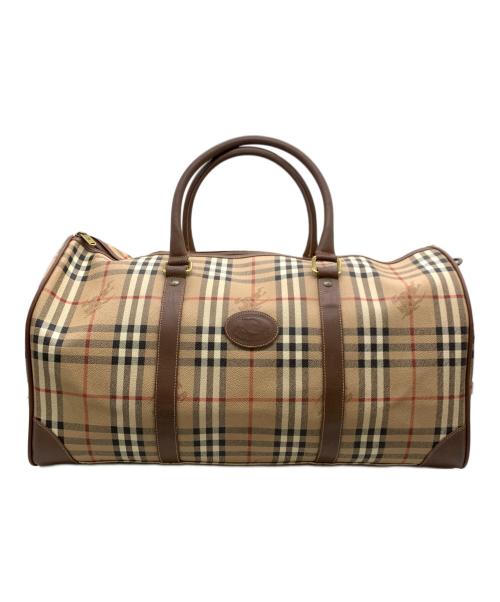 Burberry's（バーバリーズ）Burberry's (バーバリーズ) ボストンバッグ ベージュの古着・服飾アイテム