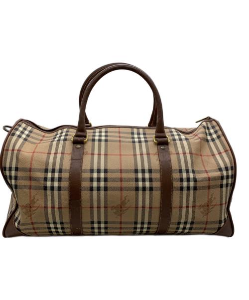 Burberry's（バーバリーズ）Burberry's (バーバリーズ) ボストンバッグ ベージュの古着・服飾アイテム