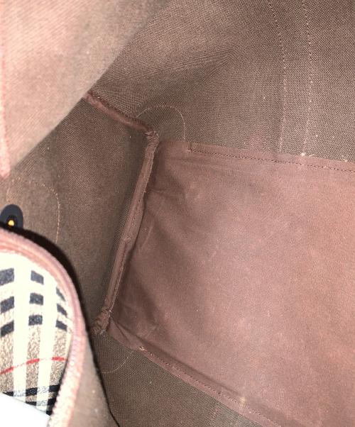 Burberry's（バーバリーズ）Burberry's (バーバリーズ) ボストンバッグ ベージュの古着・服飾アイテム