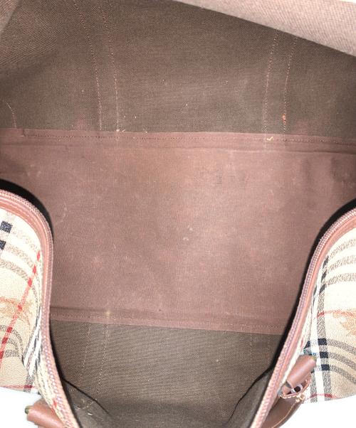 Burberry's（バーバリーズ）Burberry's (バーバリーズ) ボストンバッグ ベージュの古着・服飾アイテム