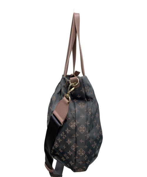 russet（ラシット）russet (ラシット) ハンドバッグ グレー×ブラウンの古着・服飾アイテム