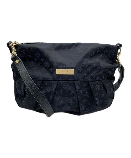 russet（ラシット）russet (ラシット) ショルダーバッグ ブラック×ネイビーの古着・服飾アイテム