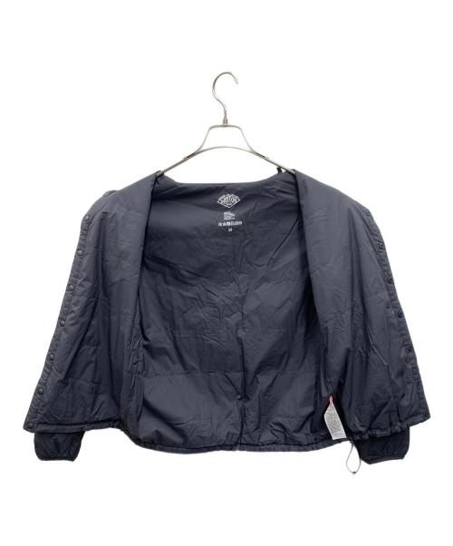 DANTON（ダントン）DANTON (ダントン) ノーカラーナイロンジャケット ブラック サイズ:Mの古着・服飾アイテム