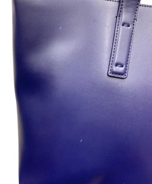 PAUL SMITH（ポールスミス）PAUL SMITH (ポールスミス) クラシックレザートートバッグ ネイビーの古着・服飾アイテム