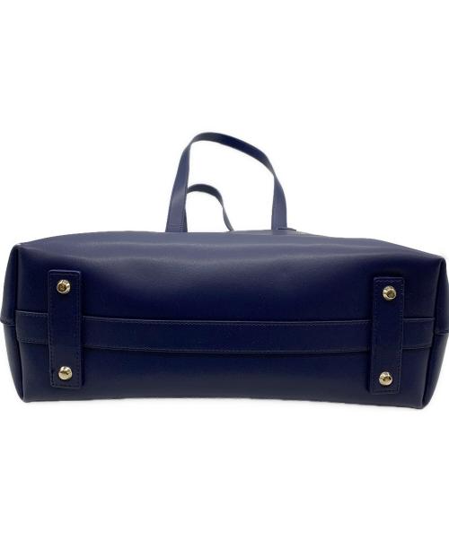 PAUL SMITH（ポールスミス）PAUL SMITH (ポールスミス) クラシックレザートートバッグ ネイビーの古着・服飾アイテム