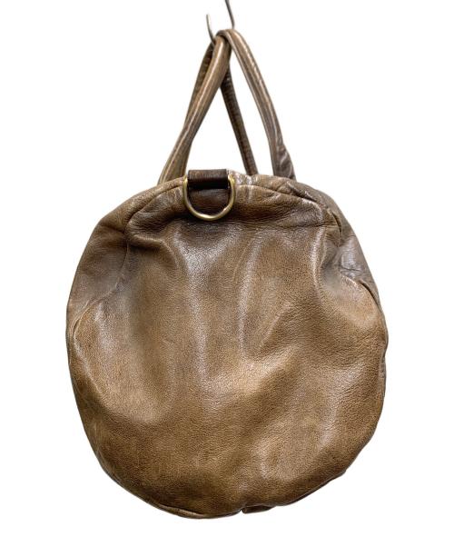 Jas-M.B.（ジャスエムビー）Jas-M.B. (ジャスエムビー) レザーボストンバッグ ブラウンの古着・服飾アイテム