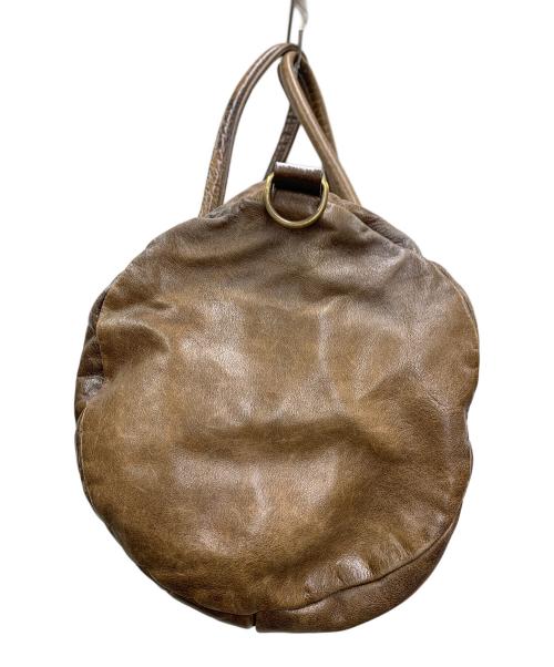 Jas-M.B.（ジャスエムビー）Jas-M.B. (ジャスエムビー) レザーボストンバッグ ブラウンの古着・服飾アイテム