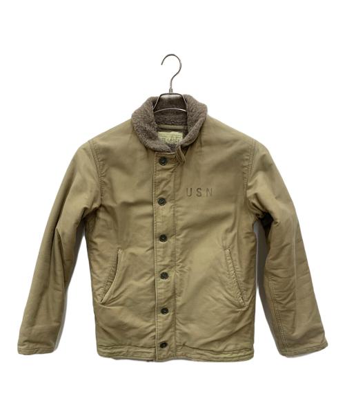 BUZZ RICKSON'S（バズリクソンズ）Buzz Rickson's (バズリクソンズ) デッキジャケット オリーブ サイズ:Lの古着・服飾アイテム