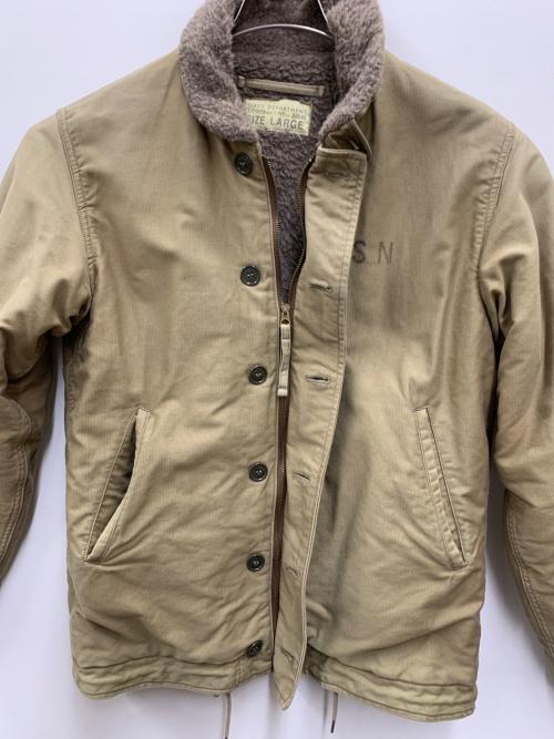 BUZZ RICKSON'S（バズリクソンズ）Buzz Rickson's (バズリクソンズ) デッキジャケット オリーブ サイズ:Lの古着・服飾アイテム