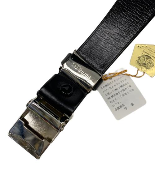 Burberry's（バーバリーズ）Burberry's (バーバリーズ) レザーベルト ブラック 未使用品の古着・服飾アイテム