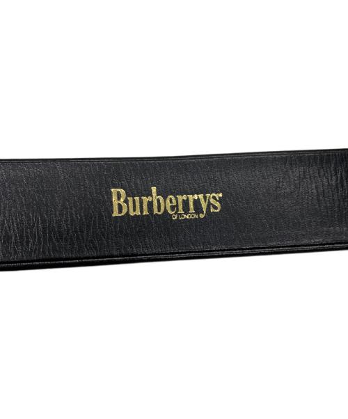 Burberry's（バーバリーズ）Burberry's (バーバリーズ) レザーベルト ブラック 未使用品の古着・服飾アイテム