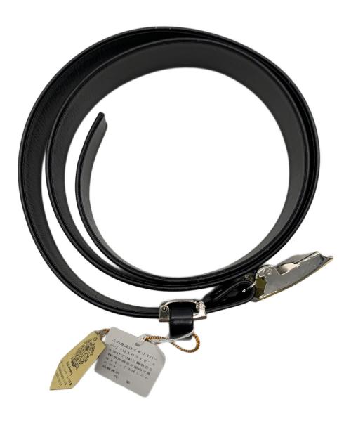 Burberry's（バーバリーズ）Burberry's (バーバリーズ) レザーベルト ブラック 未使用品の古着・服飾アイテム