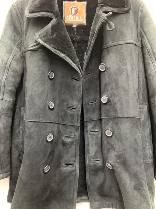 Georgia（ジョージア）GEORGIA (ジョージア) ムートンコート ブラック サイズ:Lの古着・服飾アイテム