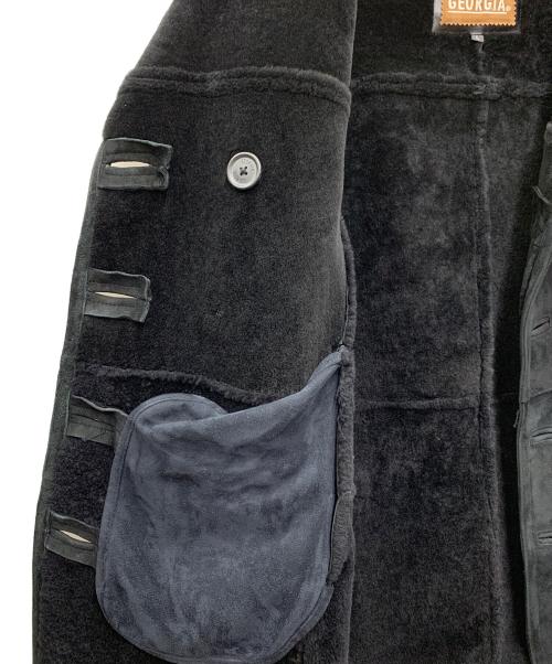 Georgia（ジョージア）GEORGIA (ジョージア) ムートンコート ブラック サイズ:Lの古着・服飾アイテム