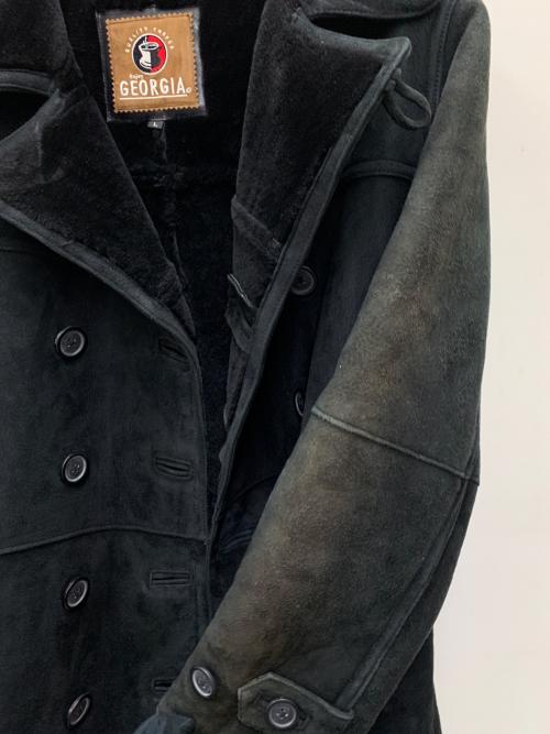 Georgia（ジョージア）GEORGIA (ジョージア) ムートンコート ブラック サイズ:Lの古着・服飾アイテム