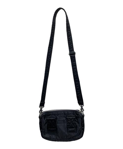 PORTER（ポーター）PORTER (ポーター) ショルダーバッグ ブラック×オレンジの古着・服飾アイテム